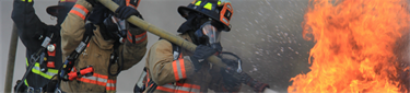 Fire and Rescue team fighting fires