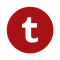 red twitter logo