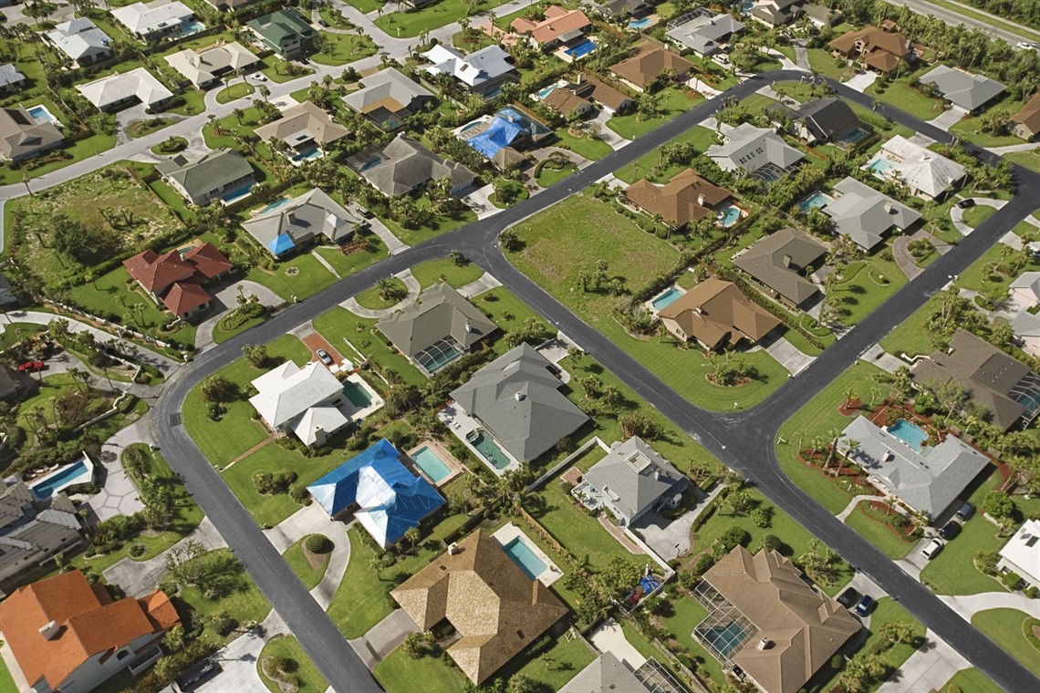 neighborhood aerial
