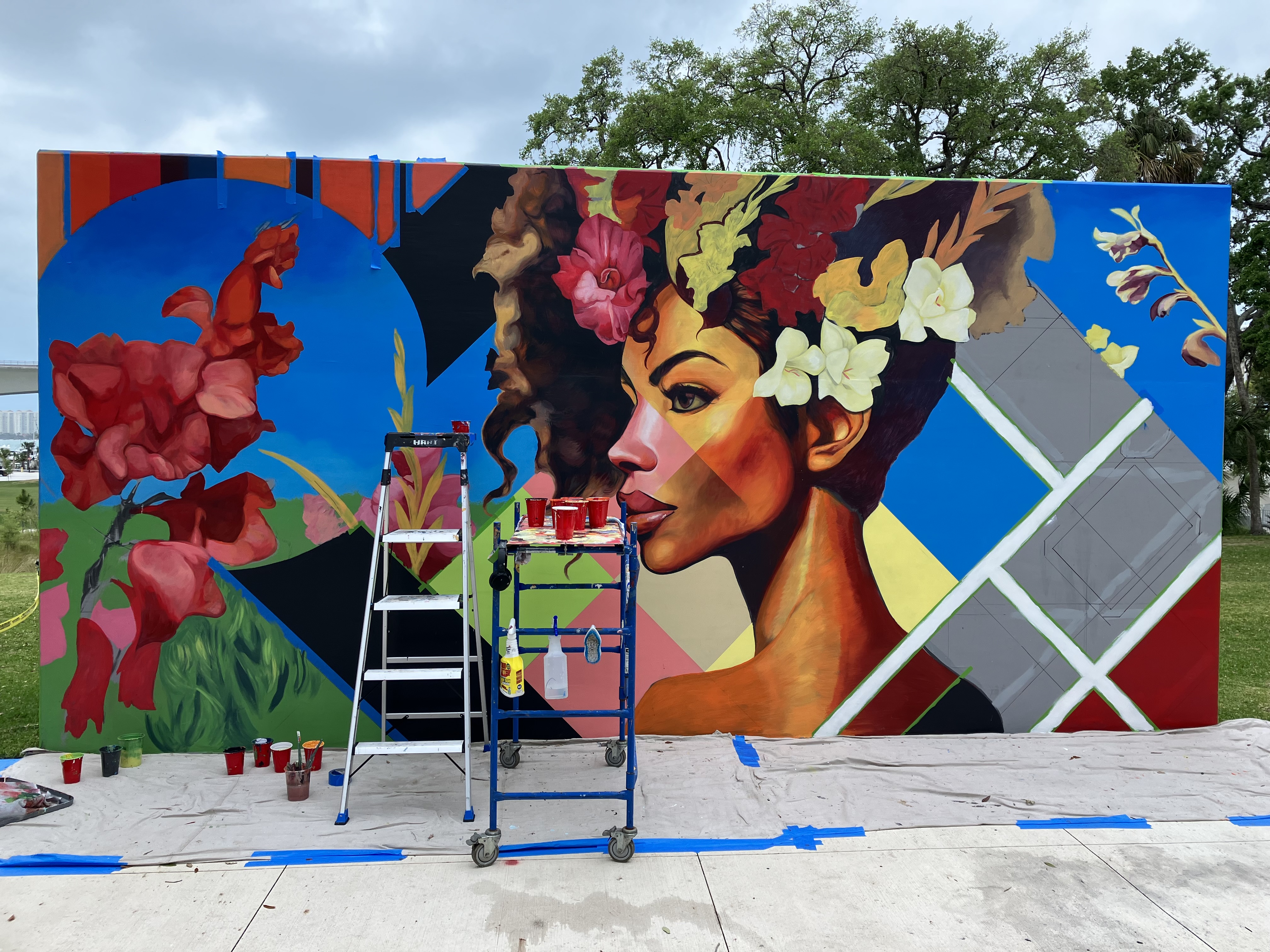 mural almost completed