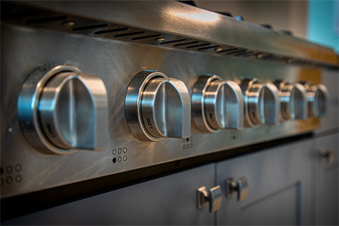 gas-powered ranges and stoves