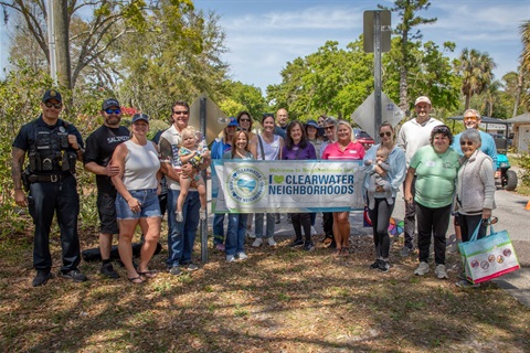 neighborhoods day group photo