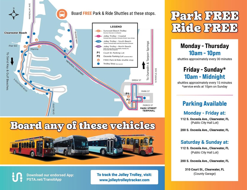 Free Park-and-Ride Service Returns to Clearwater Beach - City of Clearwater