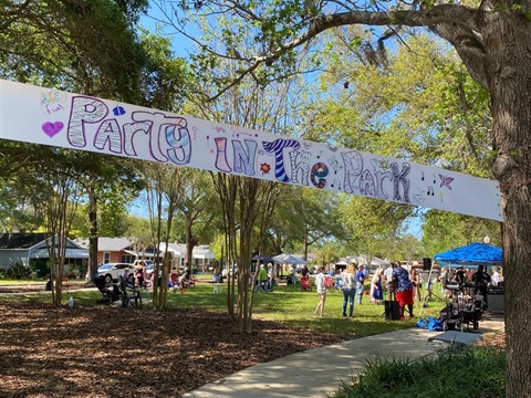 This is a photo of Clearwater block party.