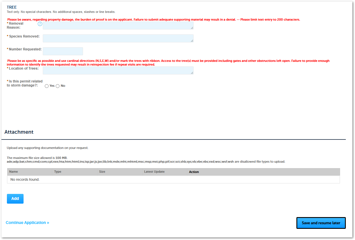 How to apply online for tree permits image nine.