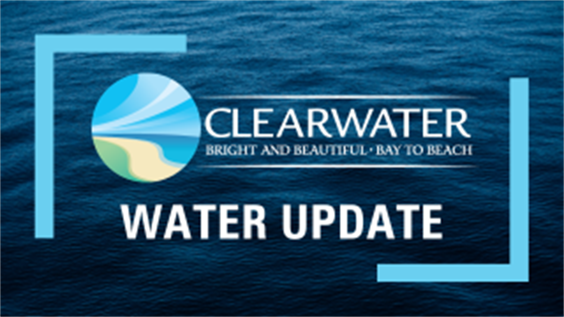 Clearwater logo with the words Water Update