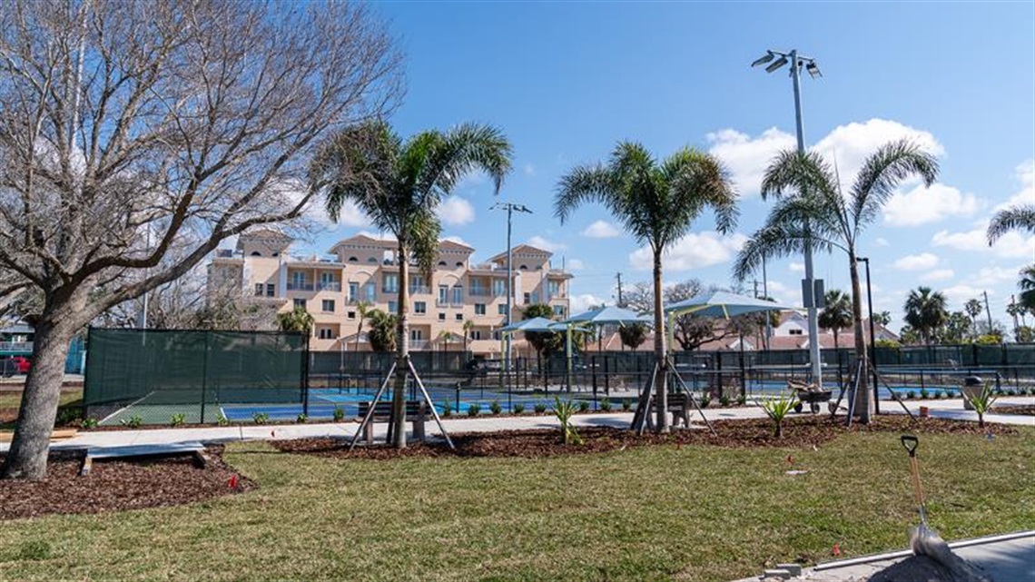 This is a photo of the renovated McKay Park.