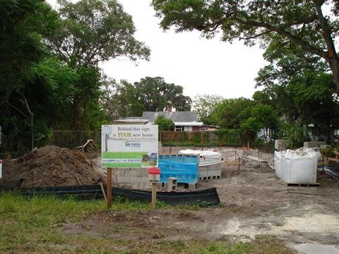 Image of House being built