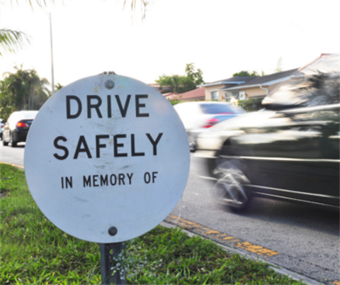 Roadside Memorial Marker