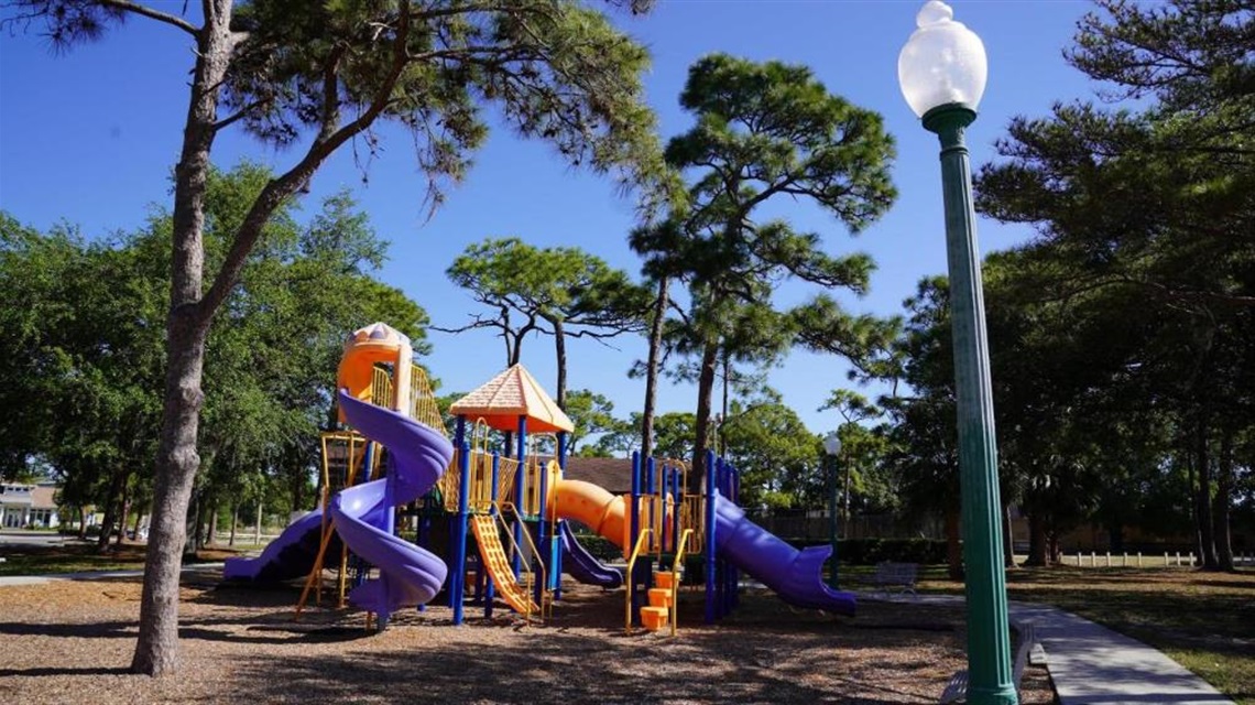 Image of Woodgate Park playground 2024